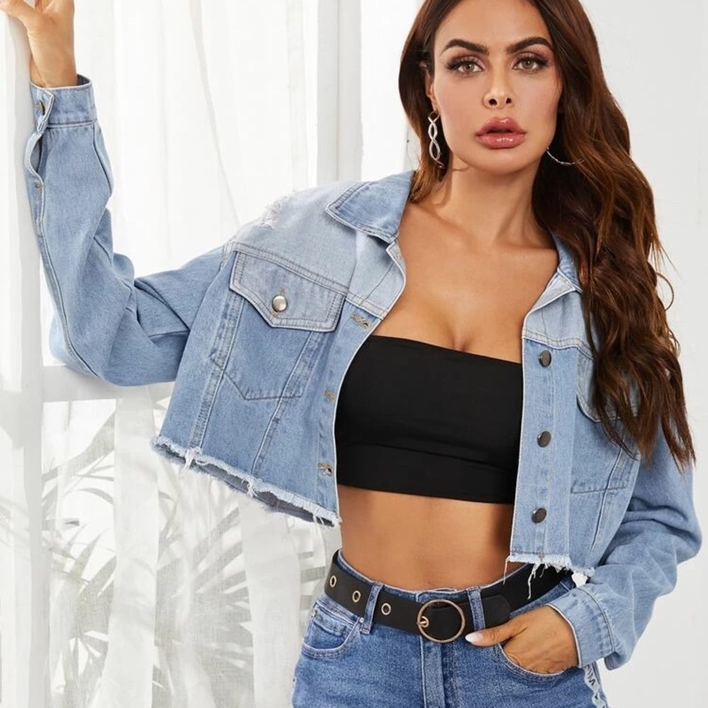 Cropped Jean Jacket